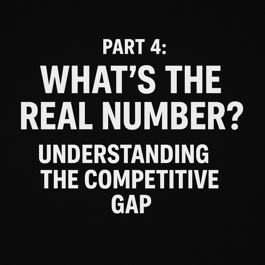 Sales Mistake 4: What’s the REAL Number? Understanding the Competitive Gap