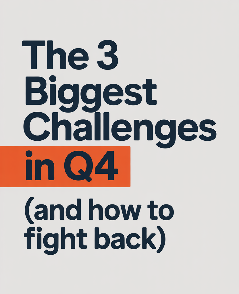 The 3 Biggest Challenges Sales Reps Are Facing in Q4 (And How to Fight Back)