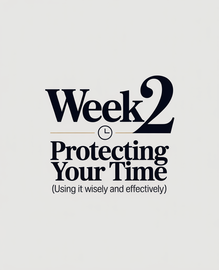 Week 2: Protecting Your Time