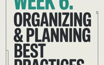 Sales Organizing & Planning Best Practices