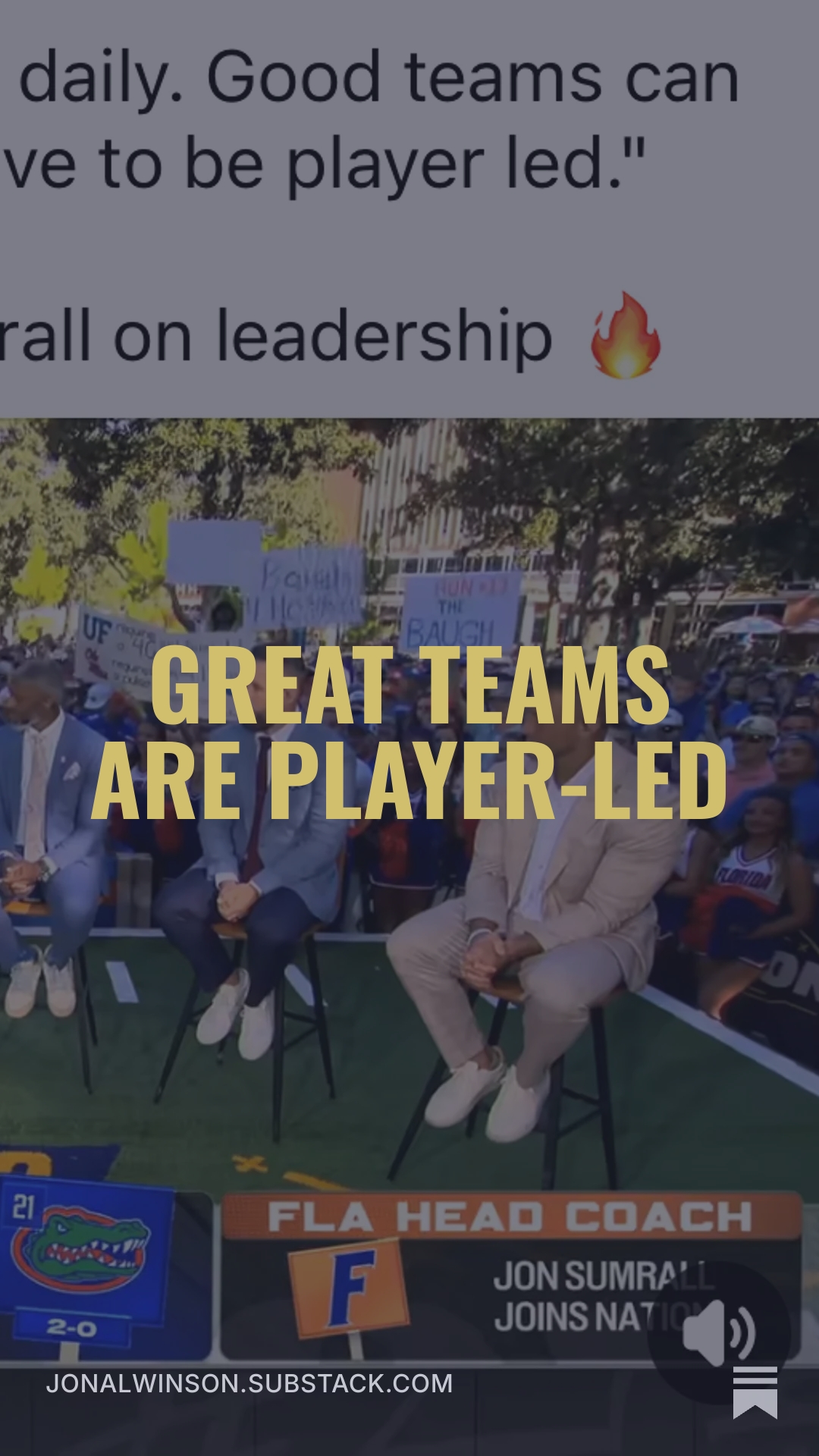 Great Teams Are PLAYER-Led